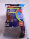 Brand New 5 Pair Package of Men's Hanes Boxel Briefs