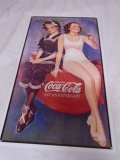 Coca-Cola 50th Anniversary Metal Sign