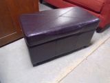 Chocolate Brown Padded Storage Chest