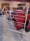 Wooden Folding Clothes Drying Rack