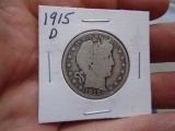 1915 D-Mint Barber Half Dollar