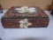 Vintage Wooden Keepsake Box w/ Sea Shells