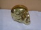 Gold Colored Skull Bank