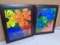 2 Framed Floral Paintings