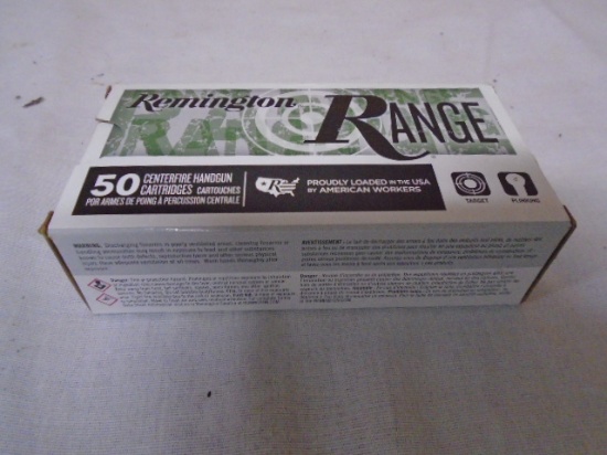 50 Round Box of Remington Range 9mm Luger