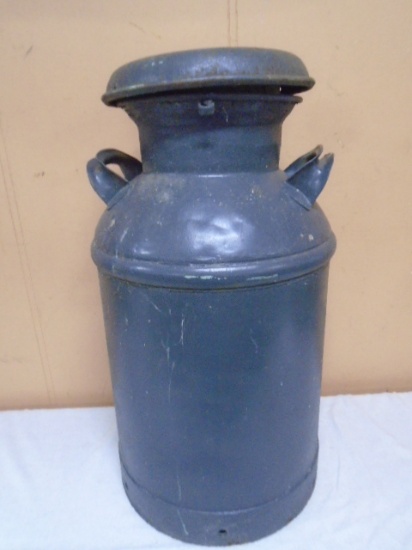 Antique Painted Milk Can