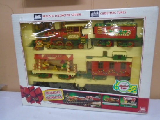 New Bright Musical Express Christmas Train