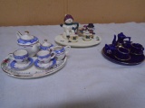 Group of (3) Miniature Tea Sets