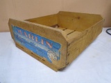 Vintage Marlin Bros Wooden Advertisement Crate