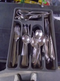 Large Group of Stainless Steel Flatware