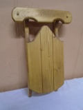 Decorative Wooden Sled