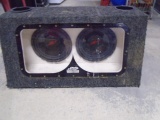 Speaker Box w/ 2 Kenwood Speaker