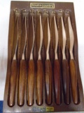 Vintage Set of 8 Town & Country By Washington Forge Steak Knives