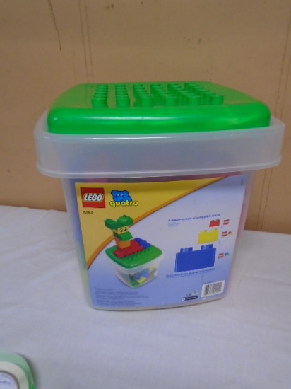 Lego Quatro Building Block Set in Container