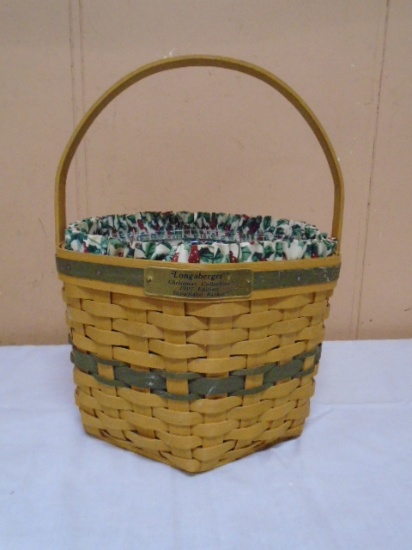 1997 Longaberger Snowflake Basket