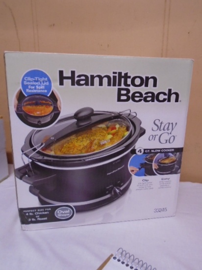 Hamilton Beach Stay or Go 4 Qt Slow Cooker
