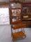 Iron & Wood Mirrored Enrty Way Hall Tree w/ Drawer