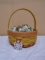 1998 Longaberger Rings & Things Basket