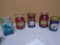 Gorup of 5 Large Scented Jar Candles