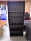 6 Foot Black Bookcase
