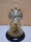 Vintage Schatz German Glass Dome Clock