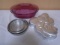 Large Glass Baking Dish & 4 Cake Pans