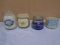 Group of 4 Brand New Assorted Scented Jar Candles