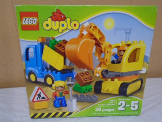 Lego Duplo 26pc Truck & Tracked Excavator Set
