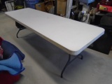 8ft Lifetime Resin Folding Table