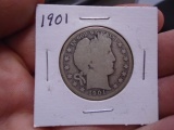 1901 Barber Half Dollar