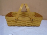 1999 Longaberger Double Handle Basket