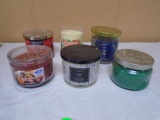 6 Brand New Scented Jar Candle