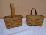 1998 & 1999 Small Longaberger Baskets