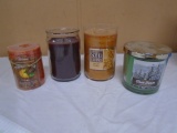 (4) Brand New Scented Jar Candles