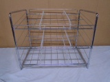 Stainless Steel 36 Can Rack Organizer