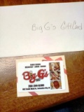 $25.00 Gift Card to Big G's