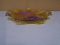 Vintage Indiana Glass Iridescent Carnival Ruffled Plate
