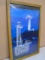 Beautiful Framed 3D Glass Lighthouse Print