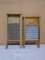 (2) Small Vintage Washboards