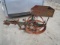 Antique Steel 1 Row Pull Behind Planter