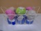 13 Brand New Balls of Trendsetters Yarn in Metal Basket