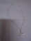 Ladies Sterling Necklace w/ Starfish Pendant
