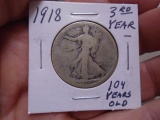 1918 Walking Liberty Half Dollar