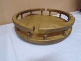 Solid Oak Lazy Susan