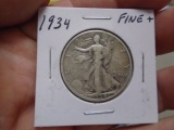 1934 Walking Liberty Half Dollar