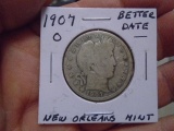 1907 O-Mint Barber Half Dollar