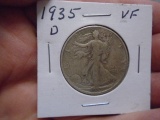 1935 D-Mint Walking Liberty Half Dollar