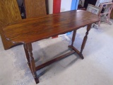 Antique Wood Sofa/ Entryway Table