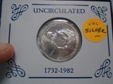 1982 Washington Commemorative Unc. Half Dollar