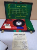 Vintage Roulette/ Gambling Set in Leather Travel Case